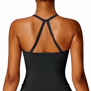 Black Strappy Women's Tank